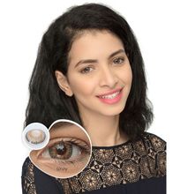 Freshgo Gray 3-Tone 2 Soft Contact Lenses Natural Looking Eyes